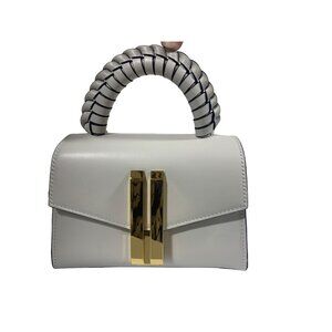 DeMellier The Nano Montreal Crossbody Bag Ivory Leather *NWOT*